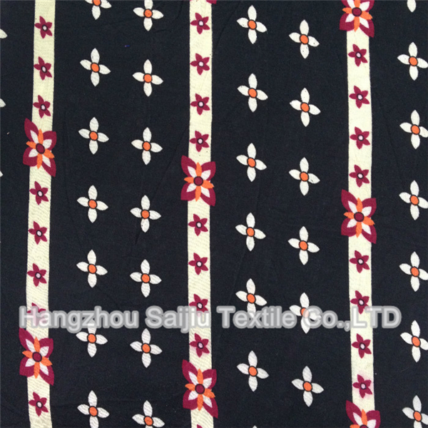 100% Rayon Printed fabric 