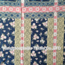 100% Polyester Faille Crepe Printed CDC Fabric