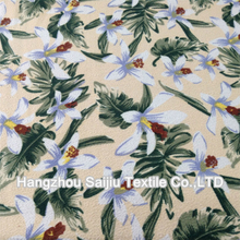 Polyester/spandex knit Printed Fabric 