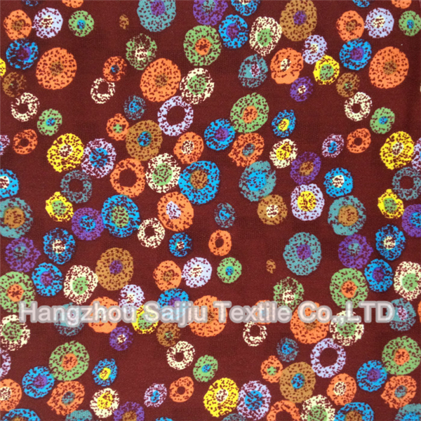 100% Rayon Printed Fabric 