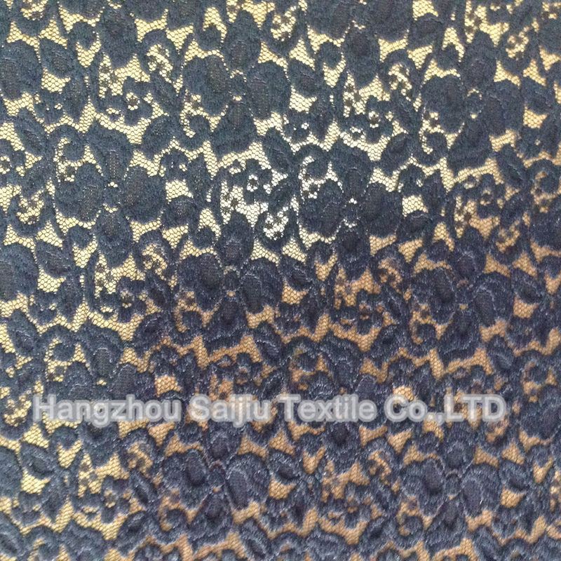 Nylon/Polyester/Spandex Lace Fabric