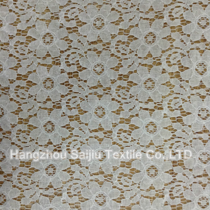 Nylon/Cotton Lace Fabric