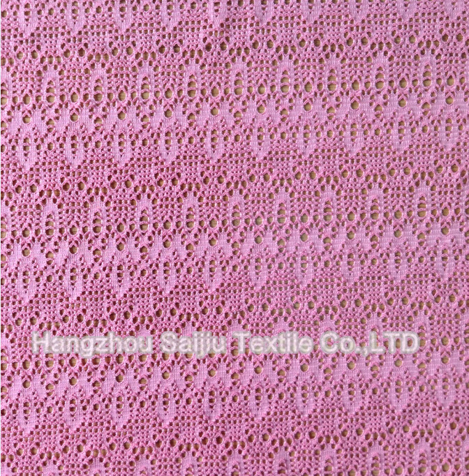 Polyester/Spandex Lace Fabric