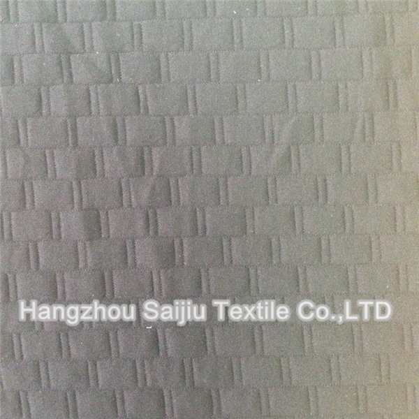 Polyester/Spandex Knit Jacquard Fabric