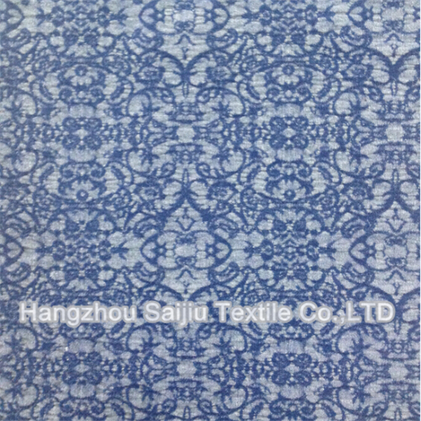 Rayon/Polyester/Spandex Jacquard Fabric