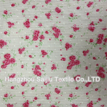 100% Cotton Stripe Voile Dot Printed Fabric