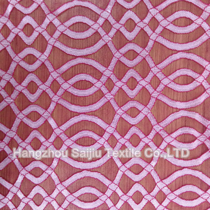 Nylon/Polyester/Spandex Lace Fabric