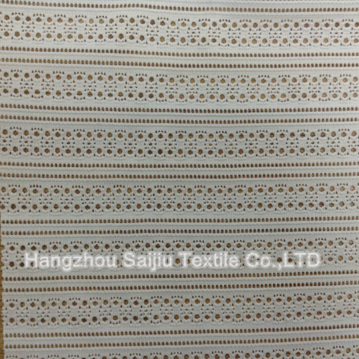 Polyester/Spandex Lace Fabric