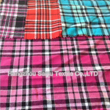 100% Cotton Yarn Dyed Fabric With Lurex With Brush