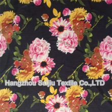 100% Polyester Faille Crepe Printed CDC Fabric