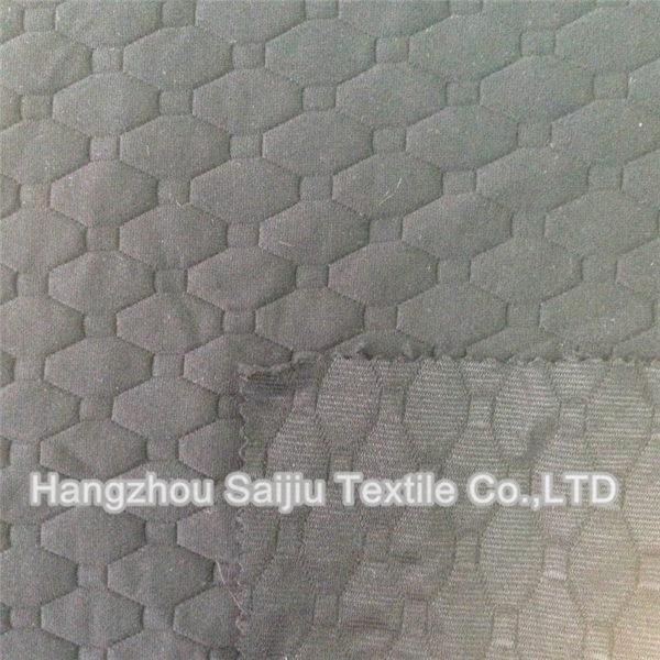 Polyester/Spandex Knit Jacquard Fabric