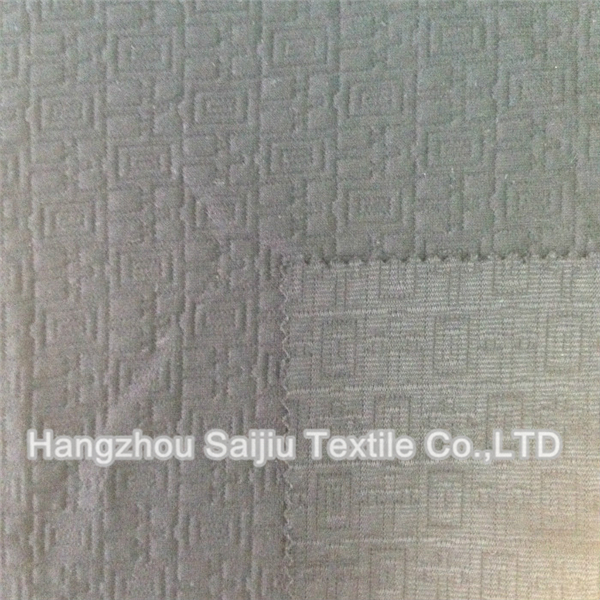 Polyester/Spandex Knit Jacquard Fabric