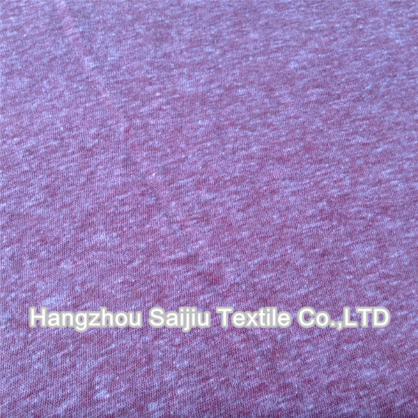 Polyester/cotton/viscose snow yarn Fabric