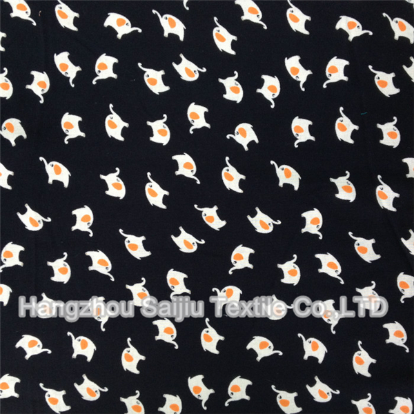 100% Rayon Printed fabric 