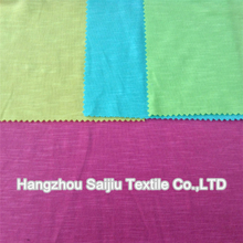 T/R/Spandex Slub Knit Fabric