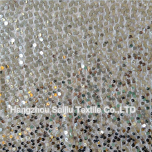 100% Nylon Tulle With Sequins