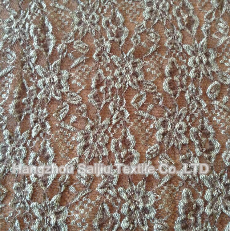 Nylon/Rayon/Spandex Lace Fabric