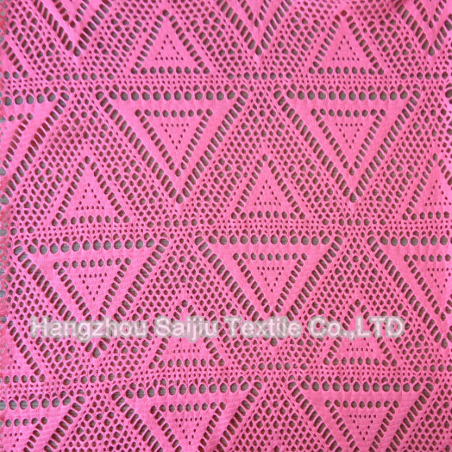 Polyester/Spandex Lace Fabric