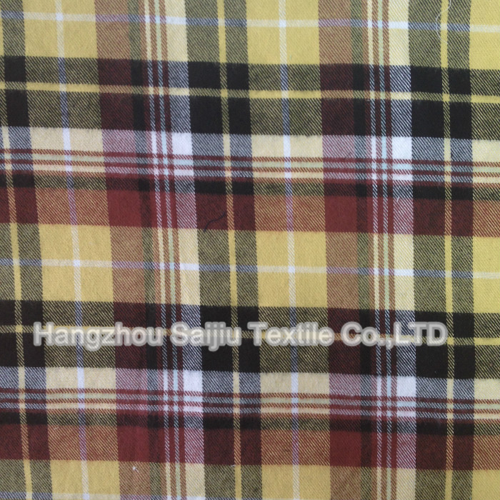 100% Cotton Yarn Dyed Fabric