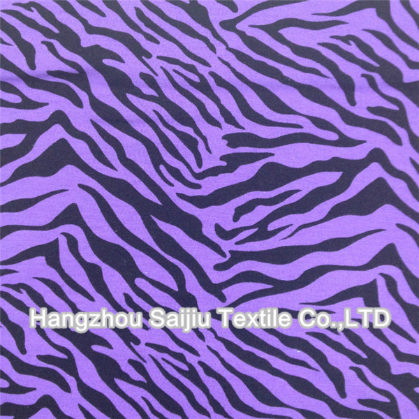 Cotton/Polyester/Spandex Printed Fabric