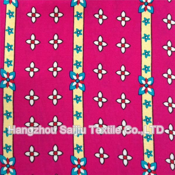 100% Rayon Printed fabric 