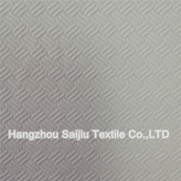 Polyester/Spandex Knit Jacquard Fabric