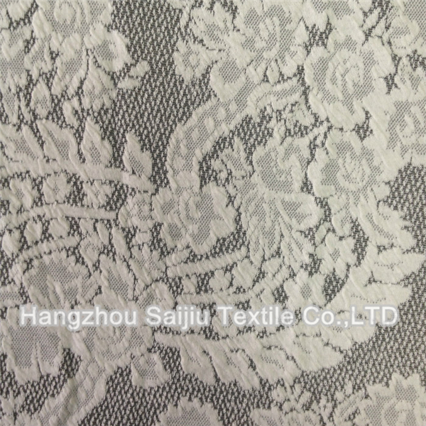 Polyester/Spandex Knit Jacquard Fabric