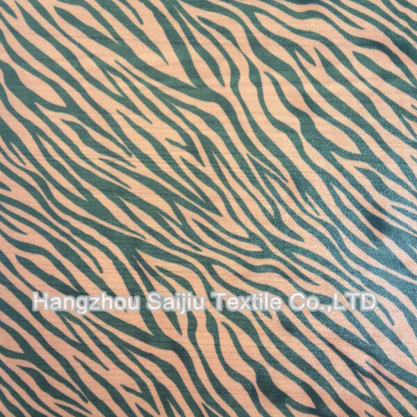 Polyester/Spandex Tulle Print Fabric