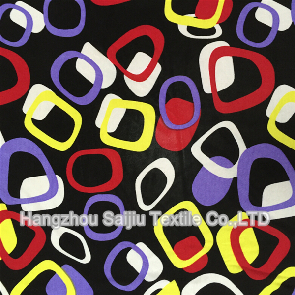 Polyester/Spandex Crystal Shinny Printed