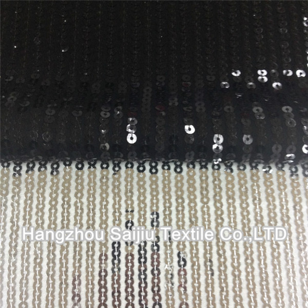 100% Rayon Solid Dyed Fabric With Sequins 