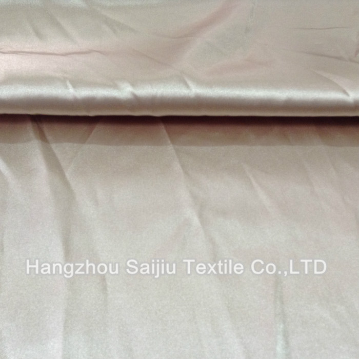 100% Polyester Satin solid Dyed Fabric With Shinning 