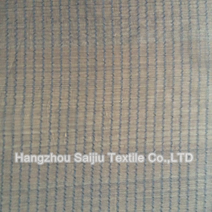 100% Polyester Crepe Bobby Fabric