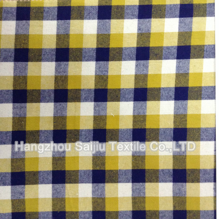 100% Cotton Yarn Dyed Fabric 