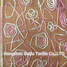 100% Polyester Tulle Embroidery Fabric