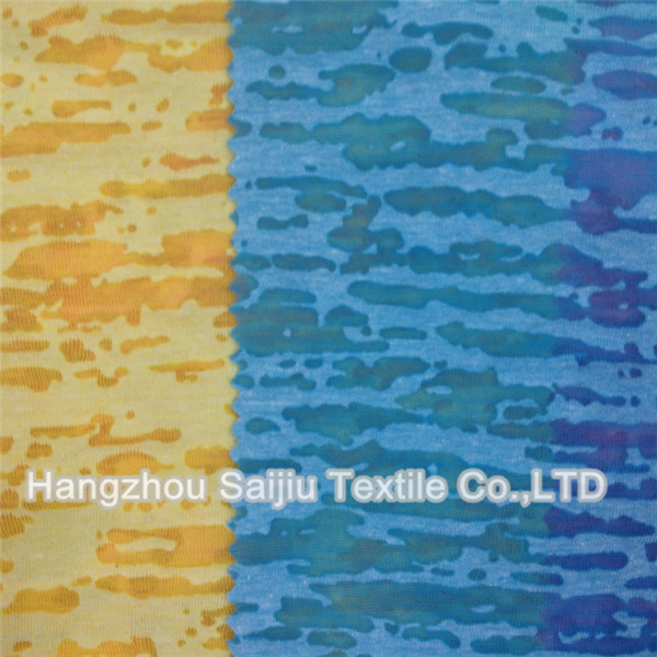 Cotton/Polyester Burn Out Fabric 