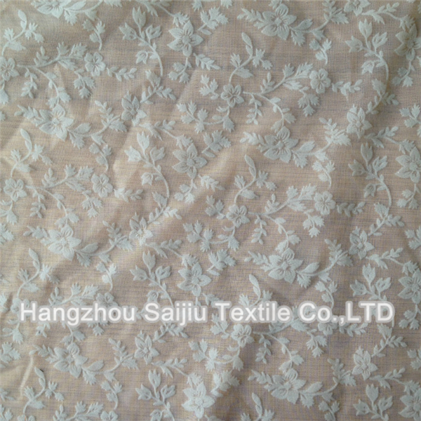 100% Polyester Chiffon Flocking Fabric