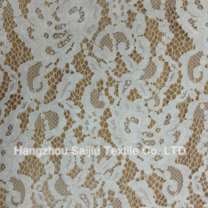 Nylon/Cotton/Rayon/Lace Fabric