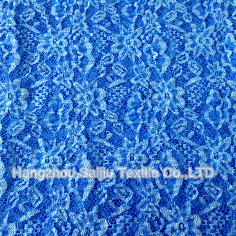 Nylon/Rayon/Spandex Lace Fabric