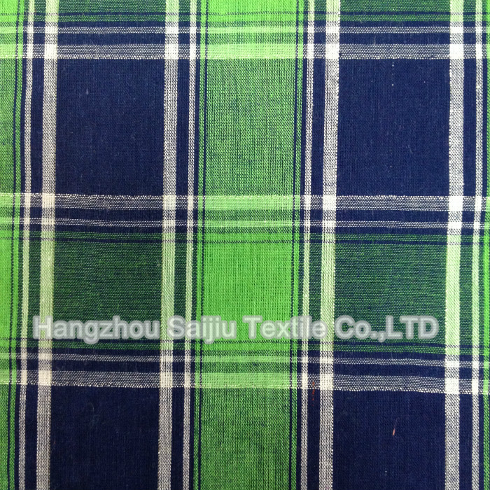 100% Cotton Yarn Dyed Fabric With Lurex