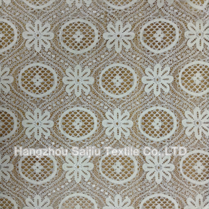 Nylon/Cotton/Rayon/Lace Fabric