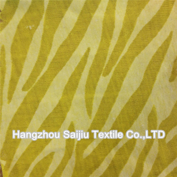 Cotton/Polyester Burn Out Fabric 