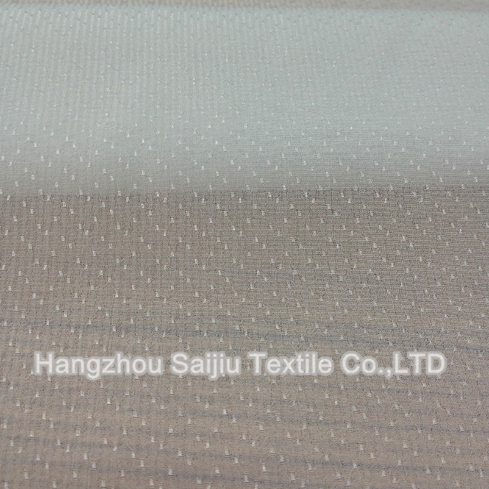 100% Polyester Chiffon Jacquard Fabric