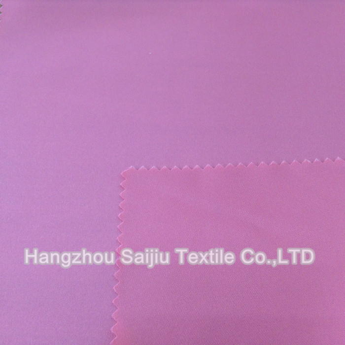 100% Polyester Dull Satin Solid Dyed Fabric