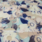 100% Polyester Chiffon Cut Flowers Printed Fabric 