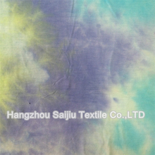 100% Rayon Tie-Dye Printed Fabric