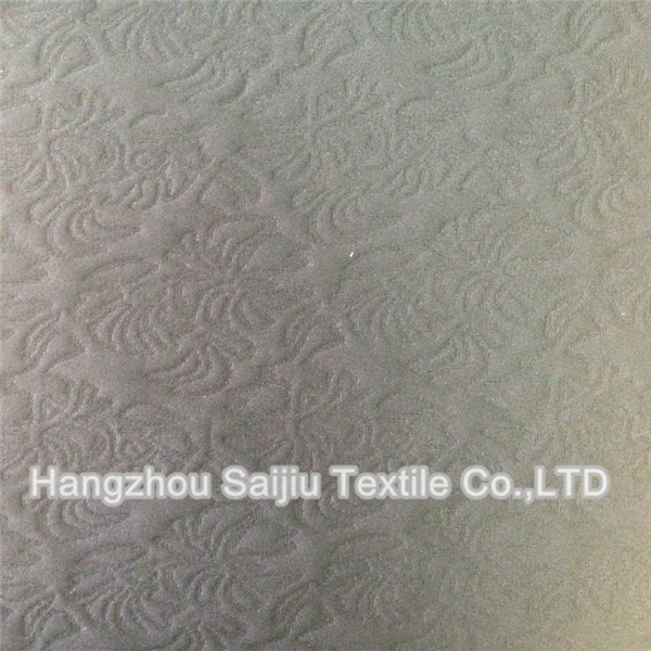 Polyester/Spandex Knit Jacquard Fabric