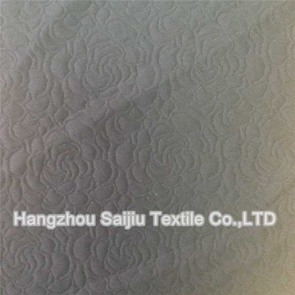 Polyester/Spandex Knit Jacquard Fabric