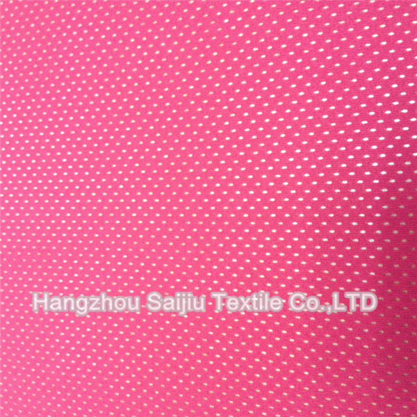 100% Polyester Mesh Solid Dyed Fabric