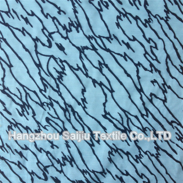 100% Polyester Chiffon Flocking Fabric