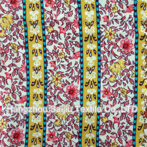 100% Rayon Printed Fabric